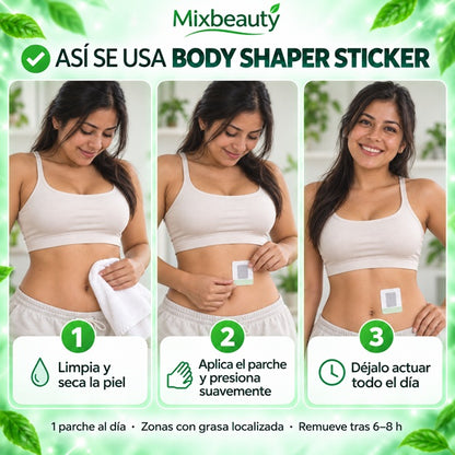 Parches Body Shaper™ - Despídete de la Grasa Abdominal sin Dietas, Mientras Duermes + Envío gratis!